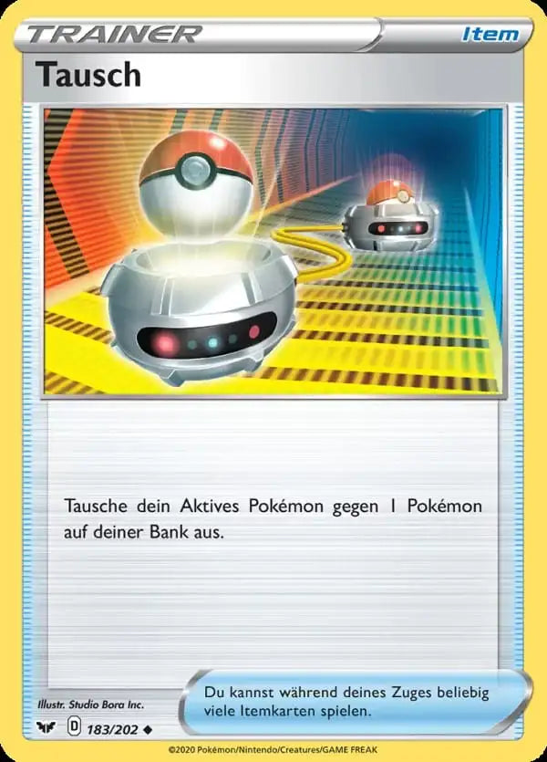 tausch 183/202 – Pokémon Schwert & Schild Karte