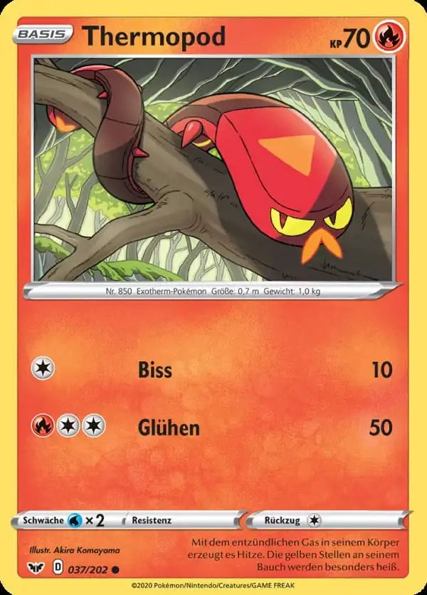thermopod 037/202 – Pokémon Schwert & Schild Karte