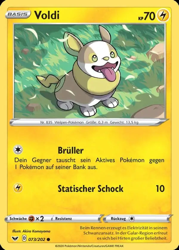 voldi 073/202 – Pokémon Schwert & Schild Karte