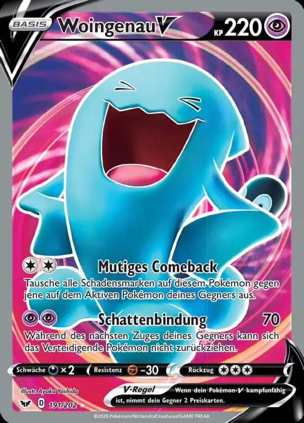 woingenau v 191/202 – Pokémon Schwert & Schild Karte