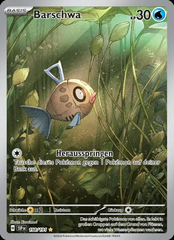 Barschwa 198/191 – Pokémon Stürmische Funken Karte