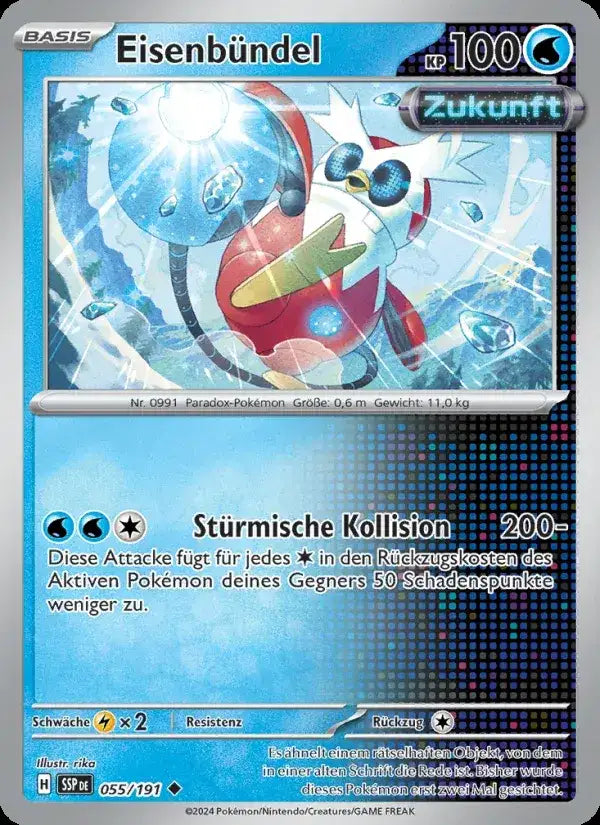 Eisenbundel 055/191 – Pokémon Stürmische Funken Karte