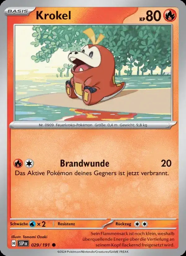 Krokel 029/191 – Pokémon Stürmische Funken Karte