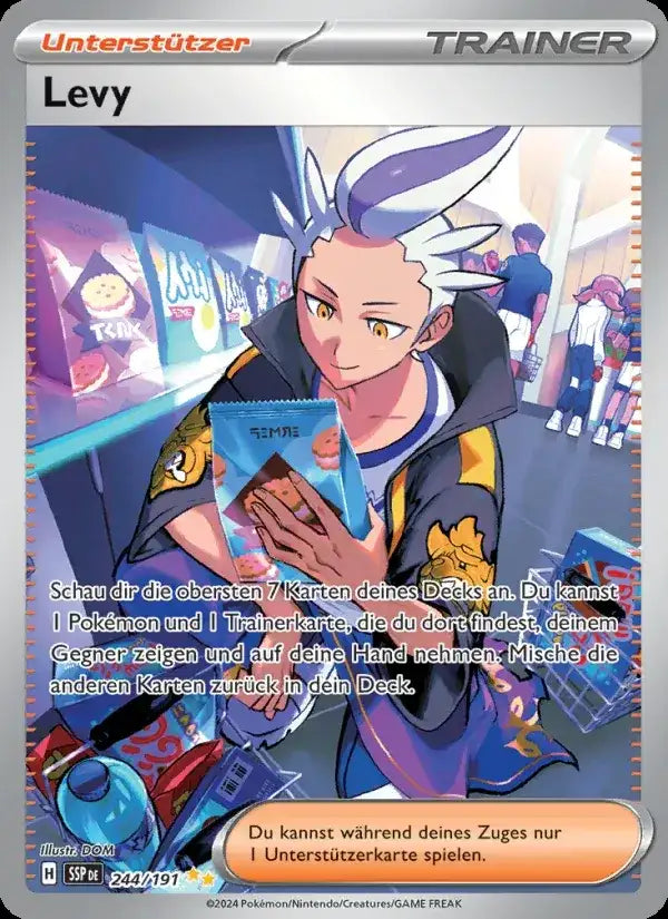 Levy 244/191 – Pokémon Stürmische Funken Karte
