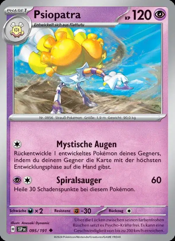Psiopatra 095/191 – Pokémon Stürmische Funken Karte
