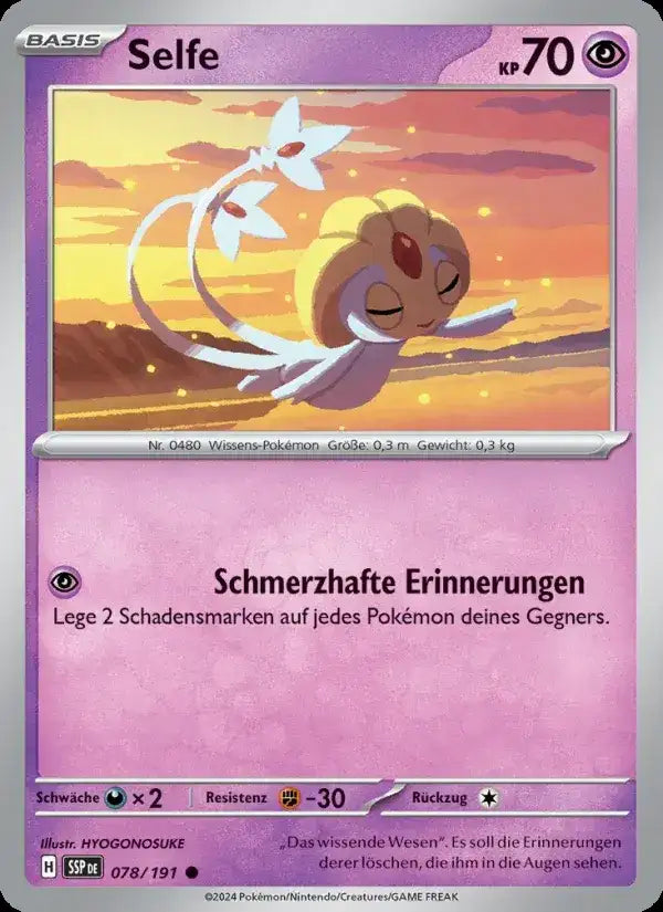 Selfe 078/191 – Pokémon Stürmische Funken Karte
