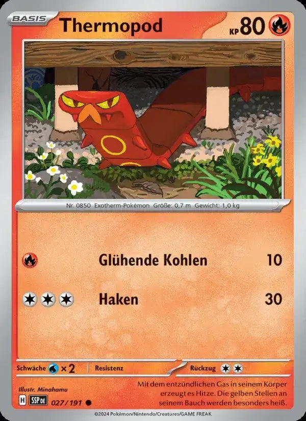 Thermopod 027/191 – Pokémon Stürmische Funken Karte