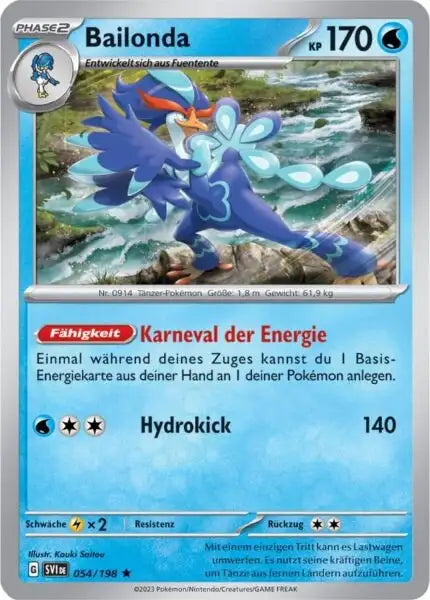 Bailonda 054/198 – Pokémon Karmesin & Purpur Karte