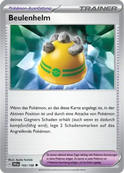 Beulenhelm 193/198 – Pokémon Karmesin & Purpur Karte