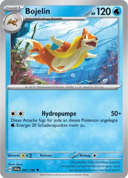 Bojelin 047/198 – Pokémon Karmesin & Purpur Karte