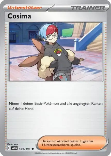 Cosima 183/198 – Pokémon Karmesin & Purpur Karte