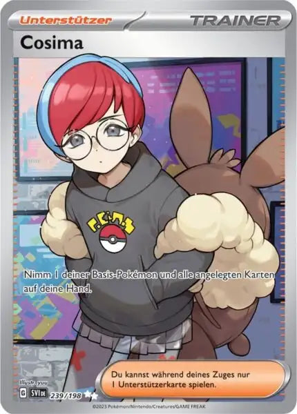 Cosima 239/198 – Pokémon Karmesin & Purpur Karte
