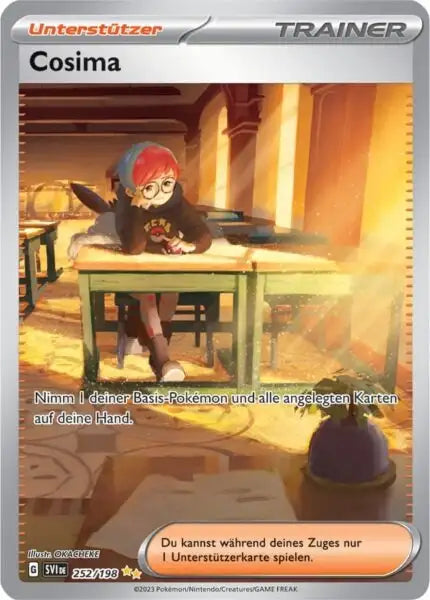 Cosima 252/198 – Pokémon Karmesin & Purpur Karte