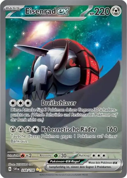 Eisenrad ex 248/198 – Pokémon Karmesin & Purpur Karte