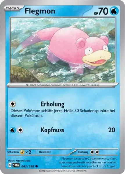 Flegmon 042/198 – Pokémon Karmesin & Purpur Karte