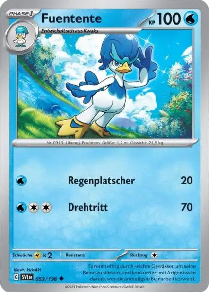 Fuentente 053/198 – Pokémon Karmesin & Purpur Karte