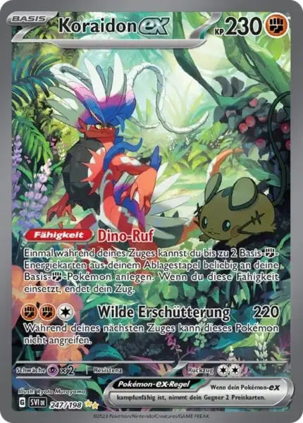 Koraidon ex 247/198 – Pokémon Karmesin & Purpur Karte
