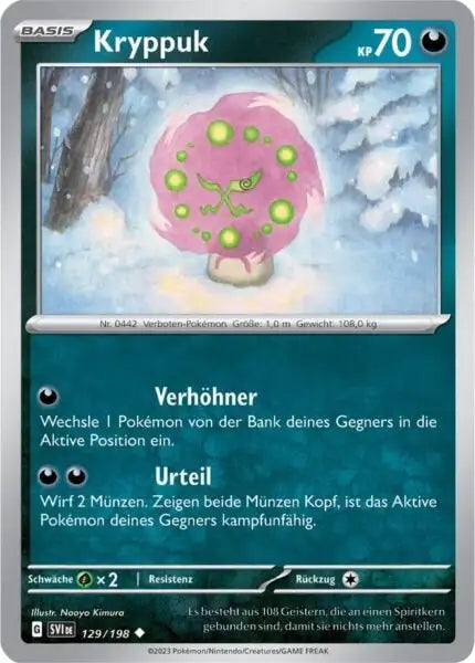 Kryppuk 129/198 – Pokémon Karmesin & Purpur Karte