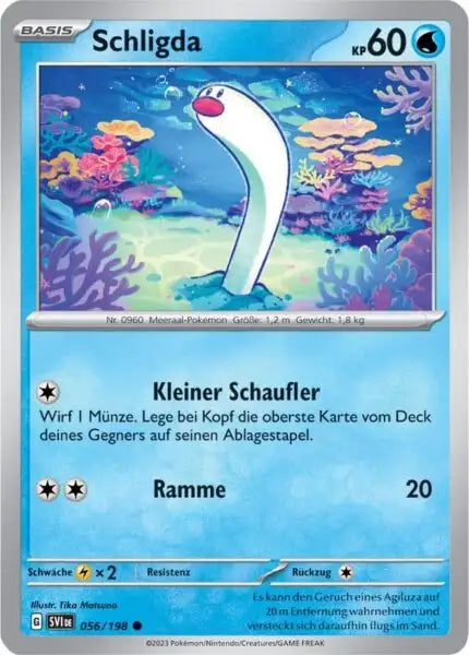 Schligda 056/198 – Pokémon Karmesin & Purpur Karte