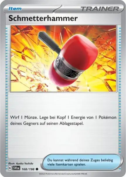 Schmetterhammer 168/198 – Pokémon Karmesin & Purpur Karte