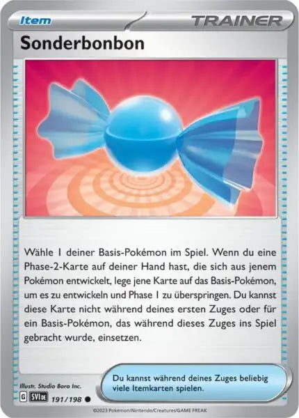 Sonderbonbon 191/198 – Pokémon Karmesin & Purpur Karte