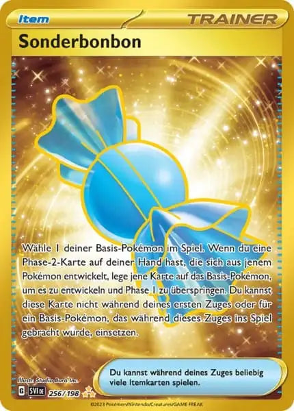 Sonderbonbon 256/198 – Pokémon Karmesin & Purpur Karte