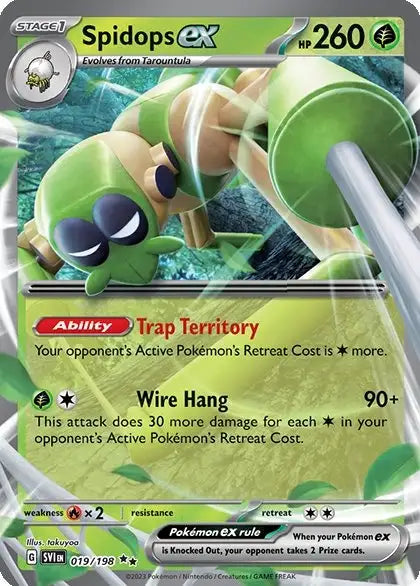 Spidops 019/198 – Pokémon Karmesin & Purpur Karte