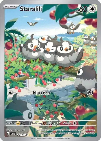 Staralili 221/198 – Pokémon Karmesin & Purpur Karte