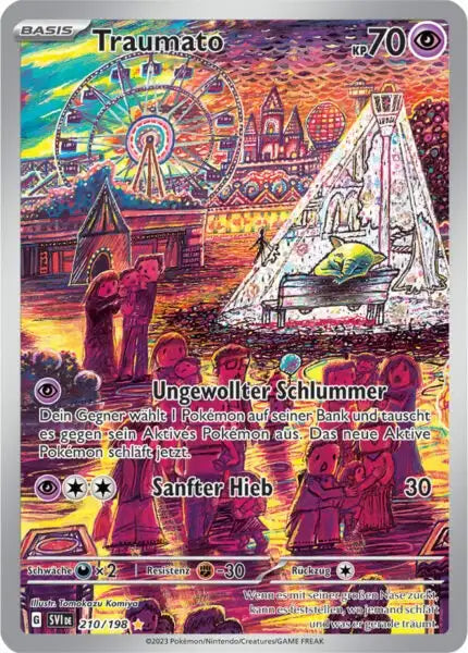 Traumato 210/198 – Pokémon Karmesin & Purpur Karte