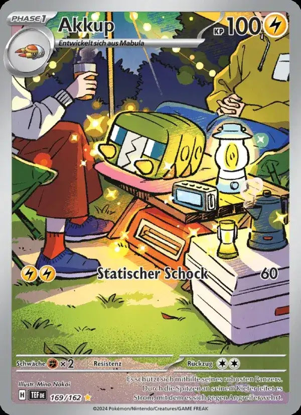 Akkup 169/162 – Pokémon Gewalten der Zeit Karte