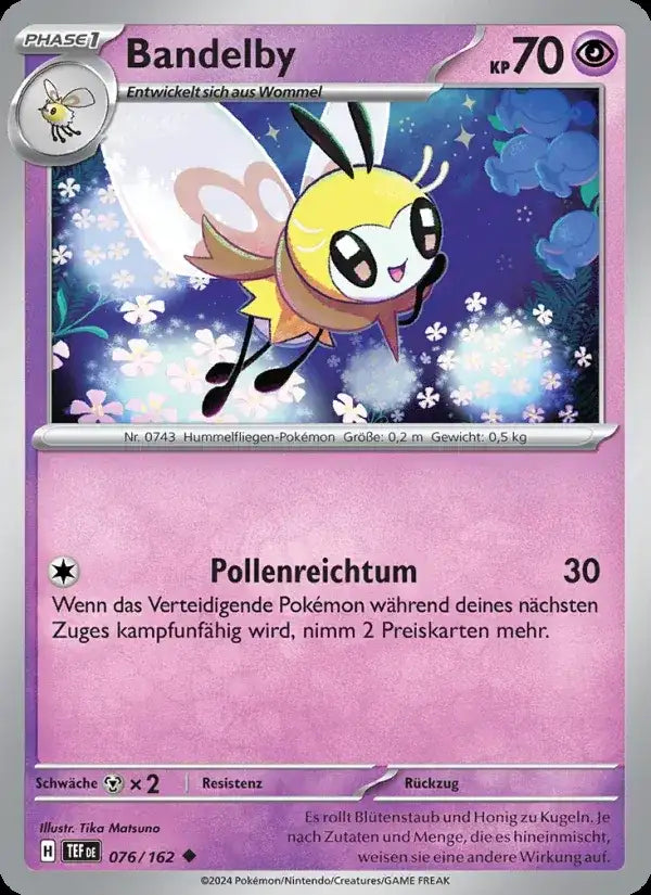 Bandelby 076/162 – Pokémon Gewalten der Zeit Karte