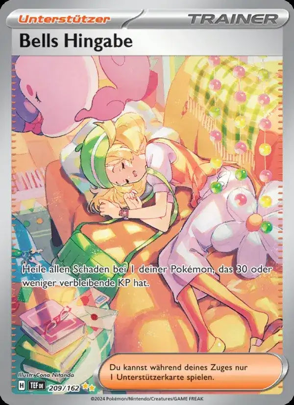 Bells hingabe 209/162 – Pokémon Gewalten der Zeit Karte