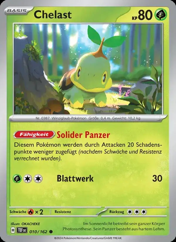 Chelast 010/162 – Pokémon Gewalten der Zeit Karte