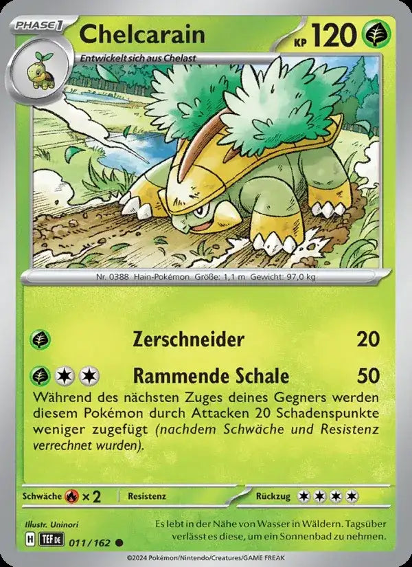 Chelcarain 011/162 – Pokémon Gewalten der Zeit Karte