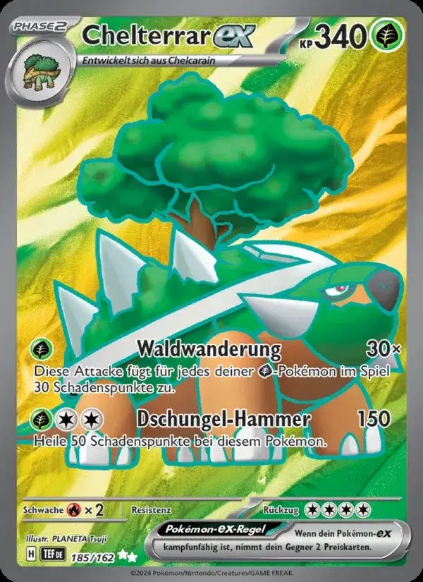 Chelterrar ex 185/162 – Pokémon Gewalten der Zeit Karte