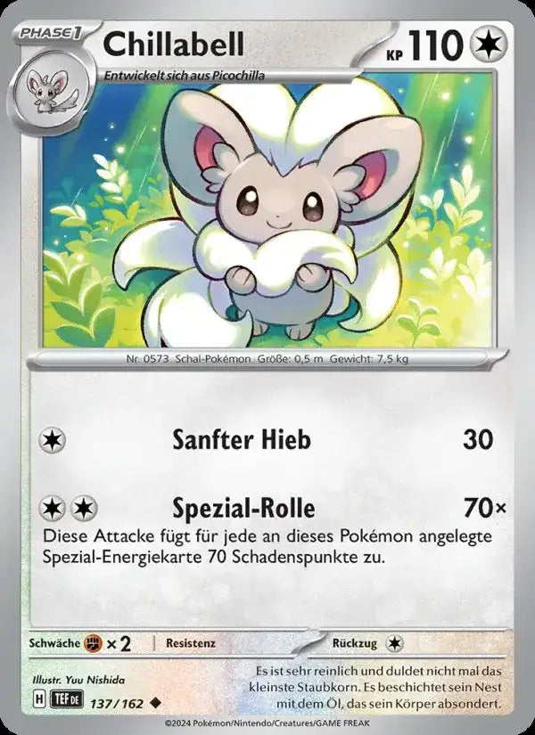 Chillabell 137/162 – Pokémon Gewalten der Zeit Karte