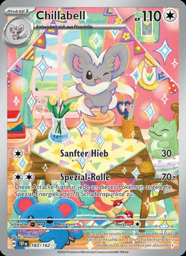 Chillabell 183/162 – Pokémon Gewalten der Zeit Karte