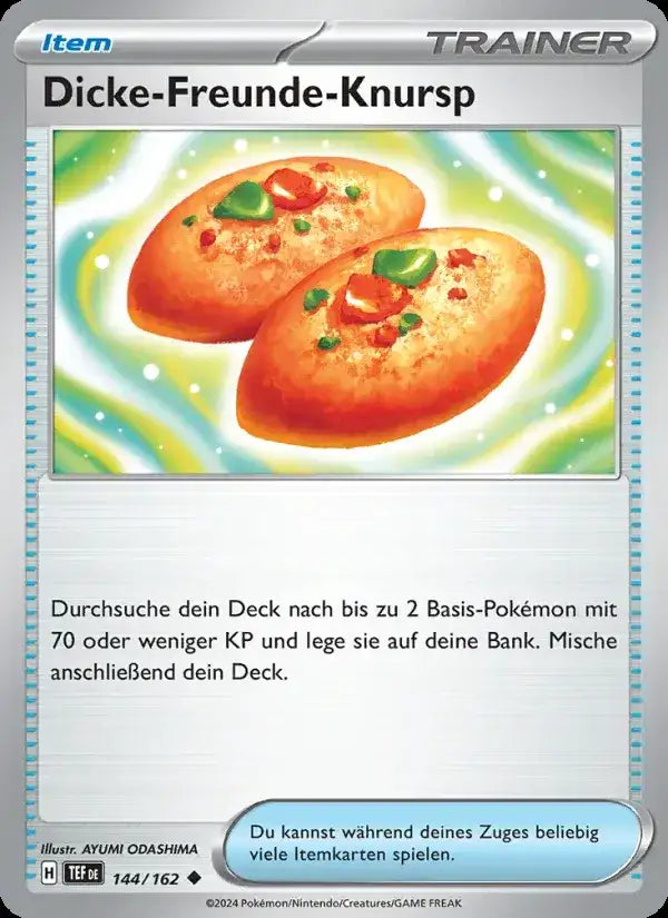 Dicke freunde knursp 144/162 – Pokémon Gewalten der Zeit Karte