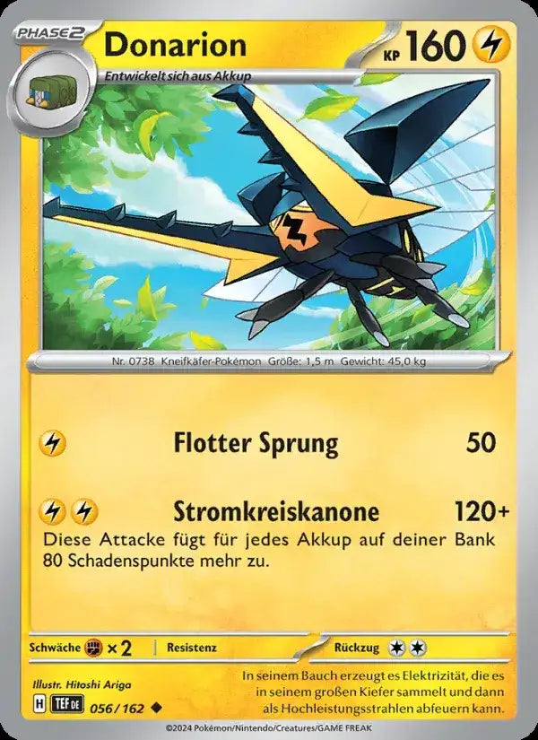 Donarion 056/162 – Pokémon Gewalten der Zeit Karte