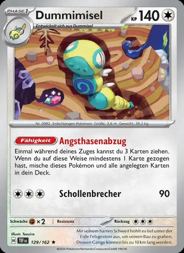 Dummimisel 129/162 – Pokémon Gewalten der Zeit Karte