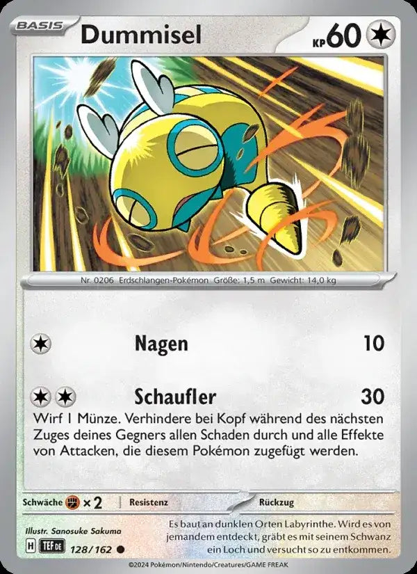Dummisel 128/162 – Pokémon Gewalten der Zeit Karte