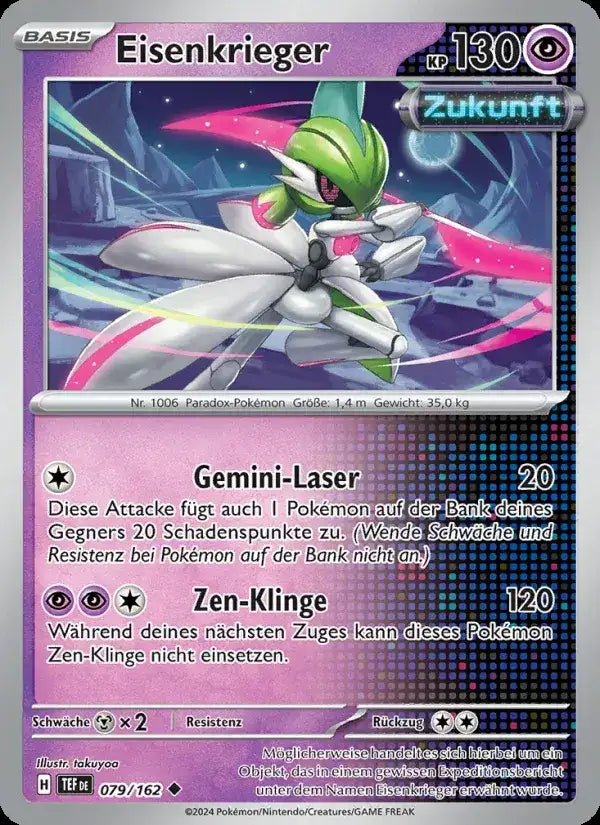 Eisenkrieger 079/162 – Pokémon Gewalten der Zeit Karte