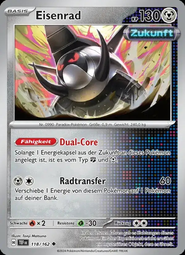 Eisenrad 118/162 – Pokémon Gewalten der Zeit Karte