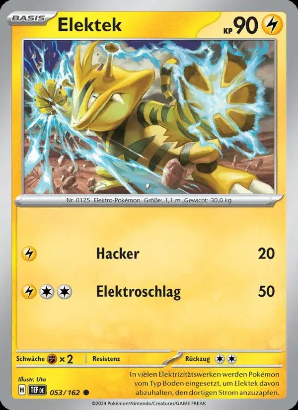 Elektek 053/162 – Pokémon Gewalten der Zeit Karte