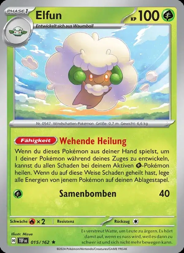 Elfun 015/162 – Pokémon Gewalten der Zeit Karte