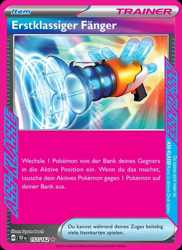 Erstklassiger fanger 157/162 – Pokémon Gewalten der Zeit Karte