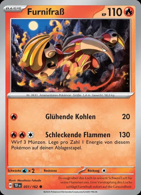 Furnifrass 031/162 – Pokémon Gewalten der Zeit Karte