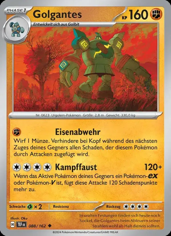 Golgantes 088/162 – Pokémon Gewalten der Zeit Karte