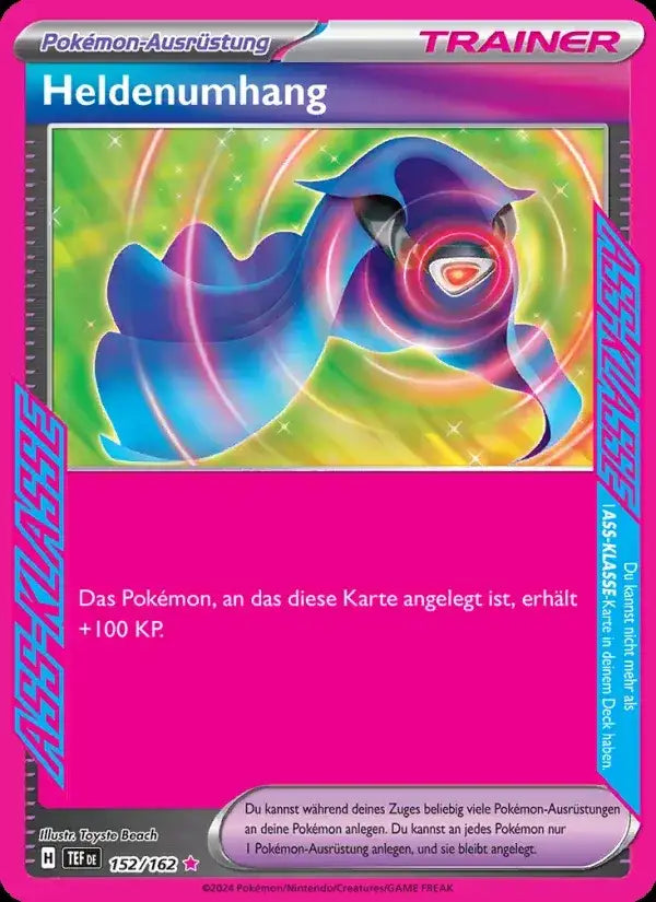 Heldenumhang 152/162 – Pokémon Gewalten der Zeit Karte
