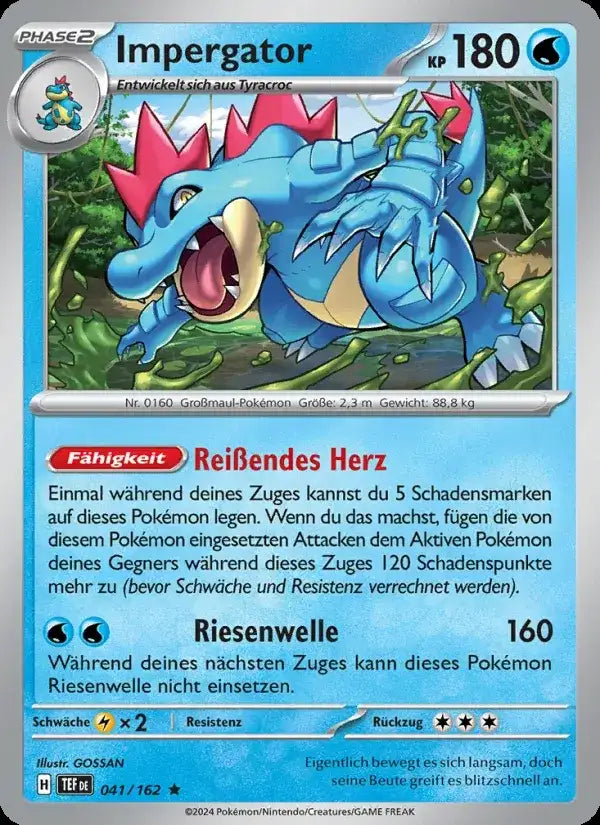 Impergator 041/162 – Pokémon Gewalten der Zeit Karte